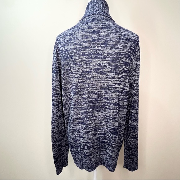 Quinn Silk Blend Shawl Collar Toggle Button Pullover Sweater Large - Picture 5 of 9